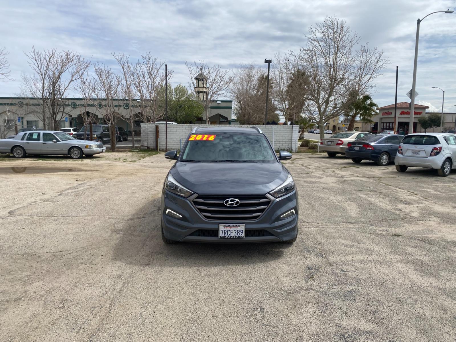 2016 Hyundai Tucson Eco (KM8J33A22GU) with an 1.6L L4 DOHC 16V engine, 7A transmission, located at 44356 Date Ave., Lancaster, CA, 93534, (661) 945-6555, 34.688919, -118.139374 - Photo #0