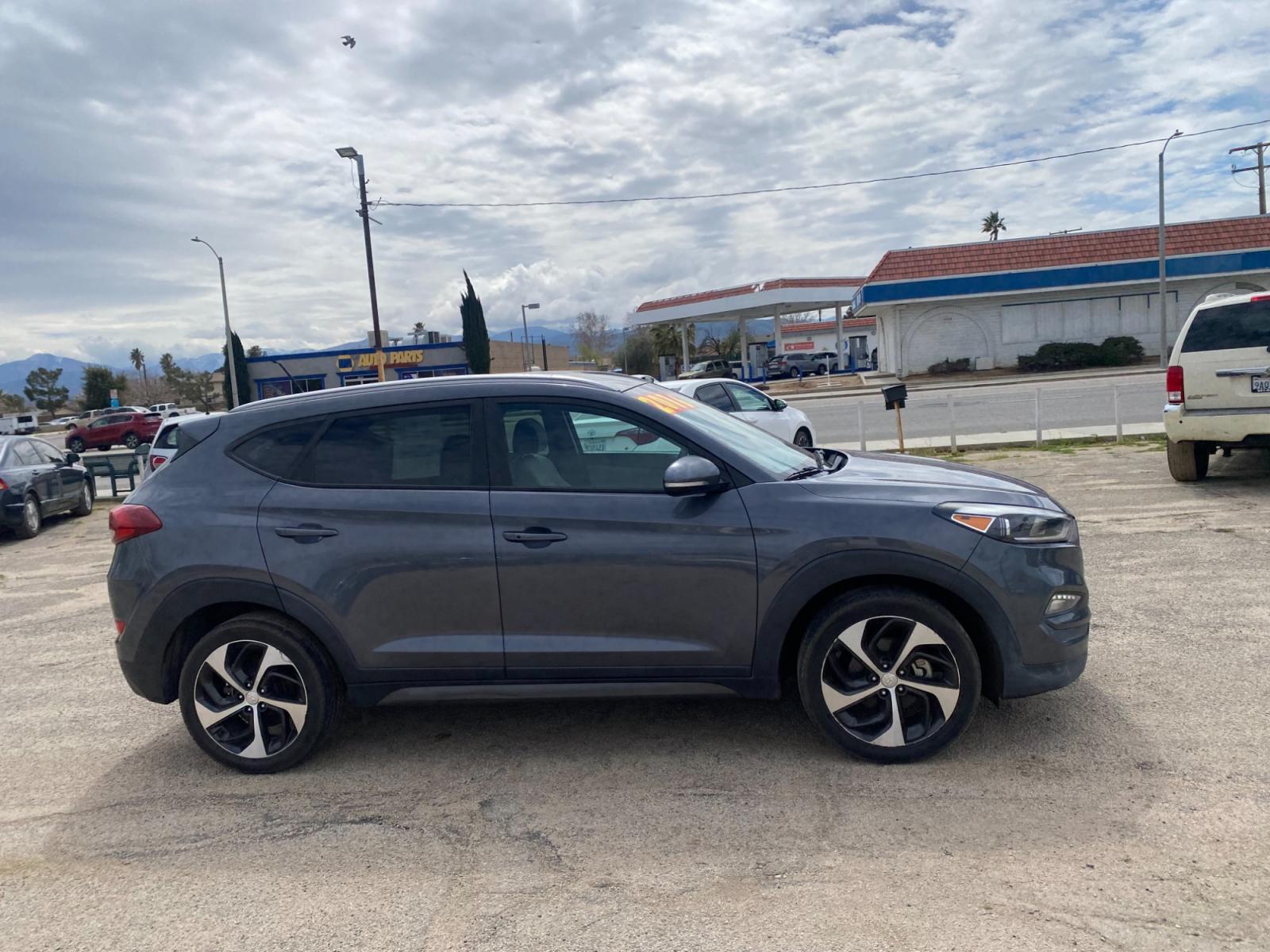 2016 Hyundai Tucson Eco (KM8J33A22GU) with an 1.6L L4 DOHC 16V engine, 7A transmission, located at 44356 Date Ave., Lancaster, CA, 93534, (661) 945-6555, 34.688919, -118.139374 - Photo #1